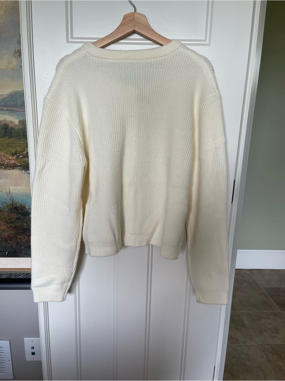 Commense Women’s Bow Ribbed Sweater - Picture 5 of 6